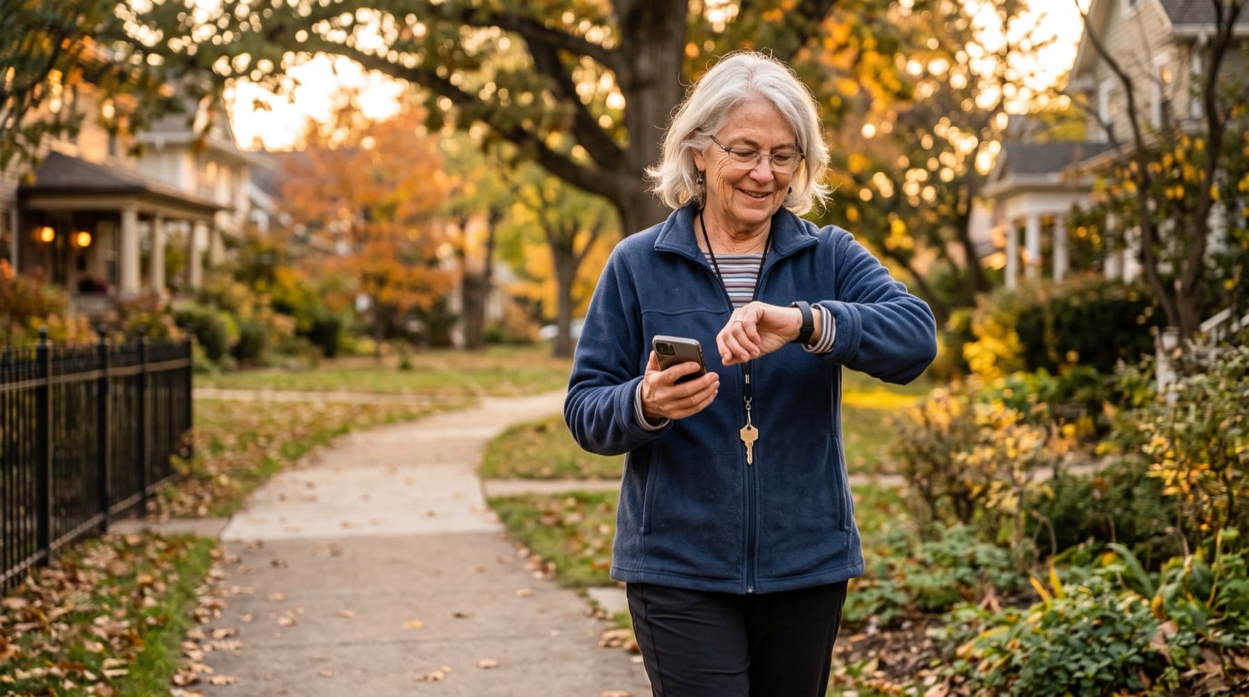 An everyday fitness tracker on the wrist during a normal day of activity.